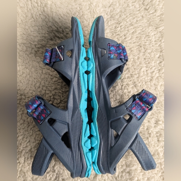 MERRELL Kid Sandals Size 1 Navy Blue  And Pink Color Perfect For Summer - Picture 6 of 8